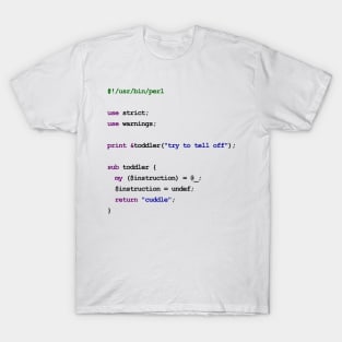 Perl New Baby T-Shirt